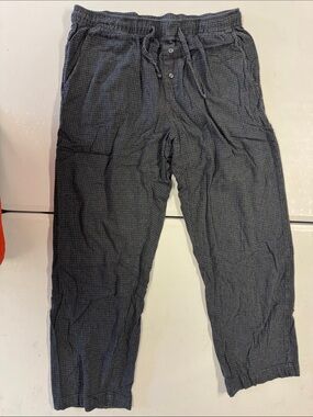 Banana Republic Men's Charcoal Gray Drawstring Pajama Pants